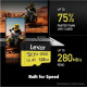 Thẻ nhớ MicroSDXC Lexar Professional GOLD 128GB UHS-II U3 V60 LMSGOLD128G-BNNNG