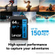Thẻ nhớ SDXC Lexar Professional 800x PRO UHS-I 64GB LSD0800P064G-BNNNG
