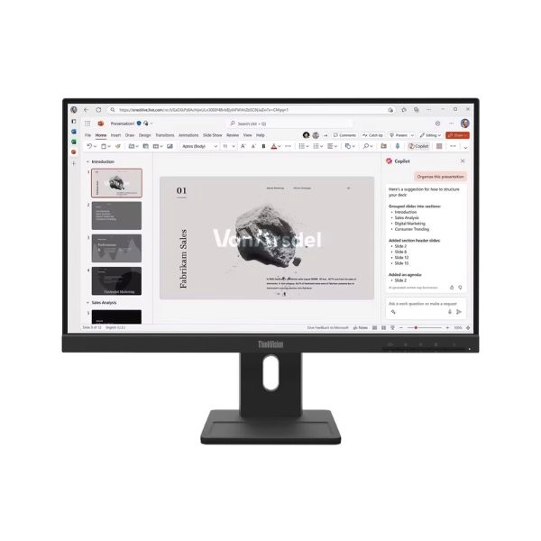 Màn hình LCD Lenovo ThinkVision E22-40 64C9MAR6VN (21.5 inch/ 1920 x 1080/ 250 cd/m2/ 4ms/ 100Hz)
