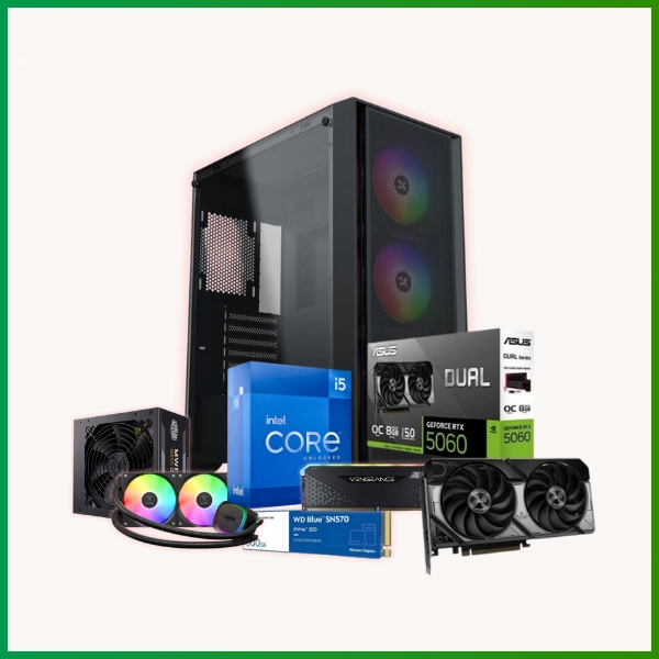 Máy bộ TNC Gaming 14400F (I5 14400F/ Ram 16GB/ SSD 500GB/ VGA 5060 8GB OC)