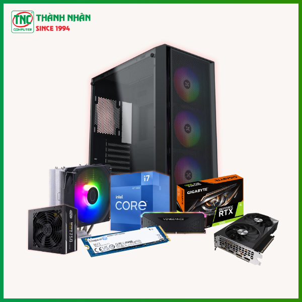 Máy bộ TNC Gaming 12700F (I7 12700F/ Ram 16GB/ SSD 500GB/ VGA 3060 12GB OC)