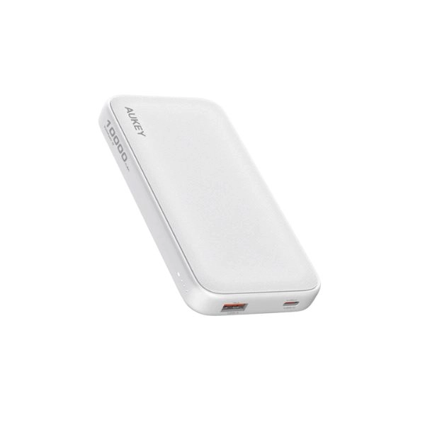 Sạc dự phòng Aukey PB-Y46 Spark Go 10000mAh 15W PB-Y46-SIL (PBY46-SIL) - Silver Gray