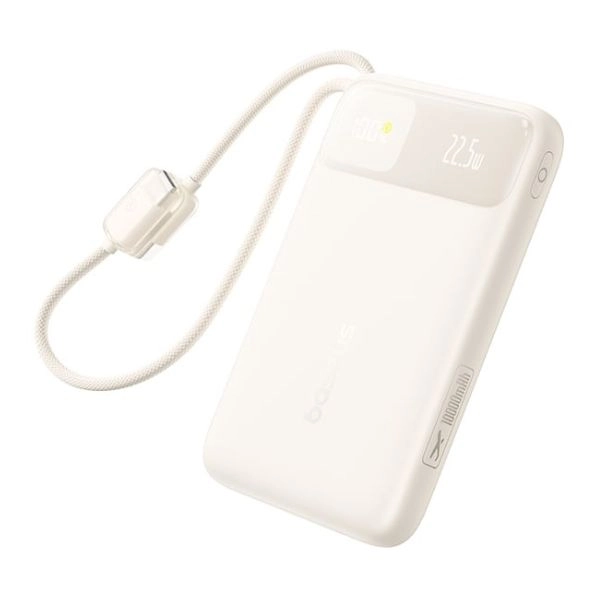Sạc dự phòng Baseus EnerFill FC11 Digital Display Power Bank 20000mAh 22.5W E0027S05 (LVA064-2BE-22) - Beige