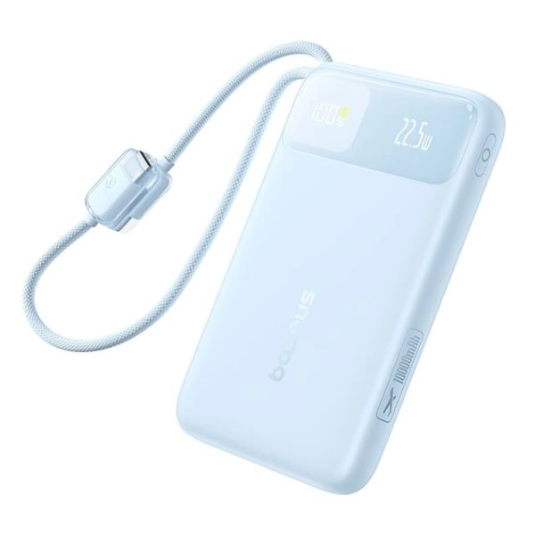 Sạc dự phòng Baseus EnerFill FC11 Digital Display Power Bank 20000mAh 22.5W E0027S06 (LVA064-2BL-22) - Galaxy Blue
