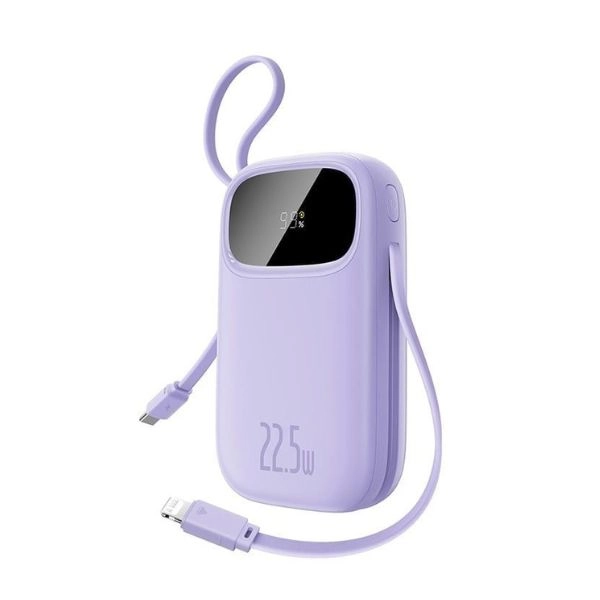 Sạc dự phòng Baseus EnerFill FC31 Qpow 3 Digital Display 10000mAh 22.5W P10082106513-00 (LVA056-1P-22) - Nebula Purple