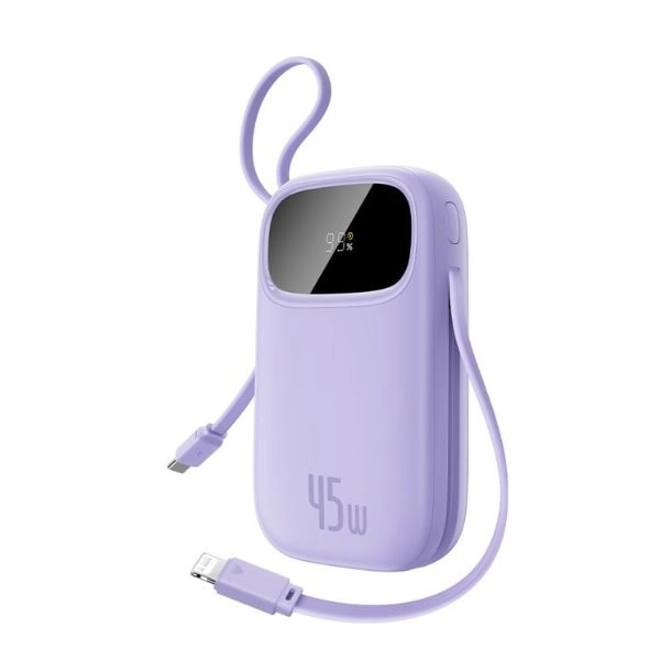 Sạc dự phòng Baseus EnerFill FC31 Qpow 3 Digital Display 20000mAh 45W E0028D02 (LVA059-2V-45) - Nebula Purple