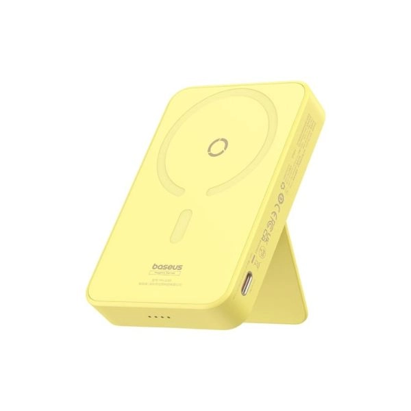 Sạc dự phòng Baseus MagPro Magnetic Bracket Wireless 5000mAh 20W P10064100Y22-00 (LVA043-5Y-20) - Yellow