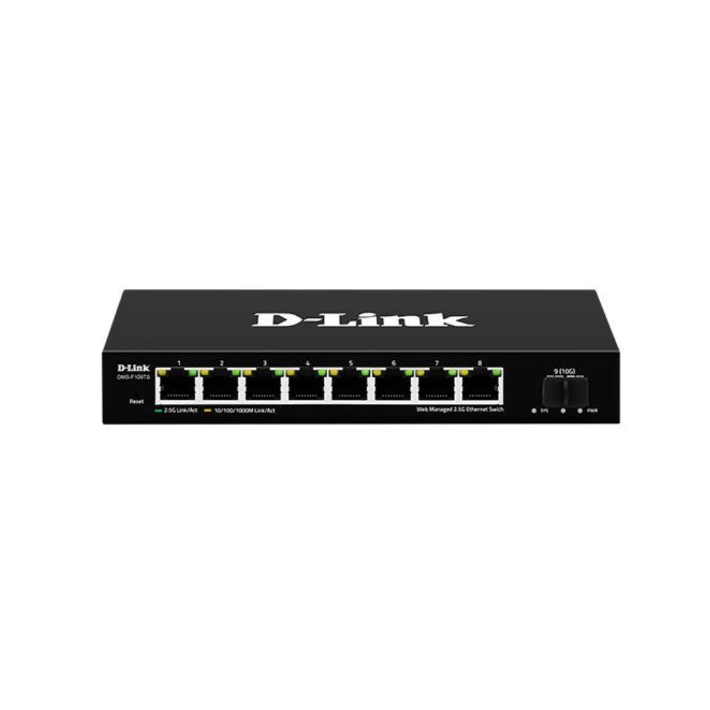 Switch D-Link DMS-F109TS (9 port/ 1/2.5/10 Gbps/ 1 SFP+)