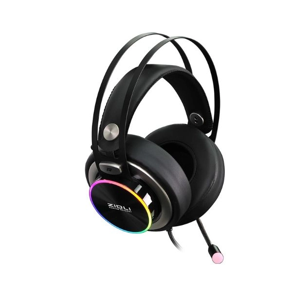 Tai nghe gaming ZIDLI ZH20 Black (7.1, USB, RGB)