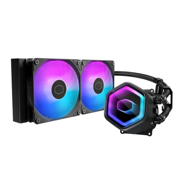 Tản nhiệt nước CPU 2 Fan Cooler Master MasterLiquid 240 Core II ARGB (Black)