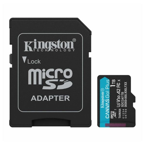 Thẻ nhớ microSDXC Kingston 1TB Canvas Go Plus 170R A2 U3 V30 Card + Adapter SDCG4/1TB