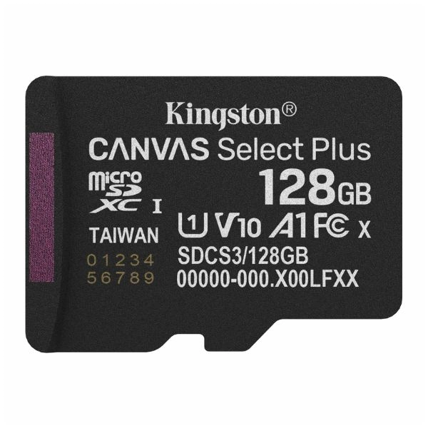 Thẻ nhớ micSDXC Kingston 128GB Canvas Select Plus SDCS3/128GBSP