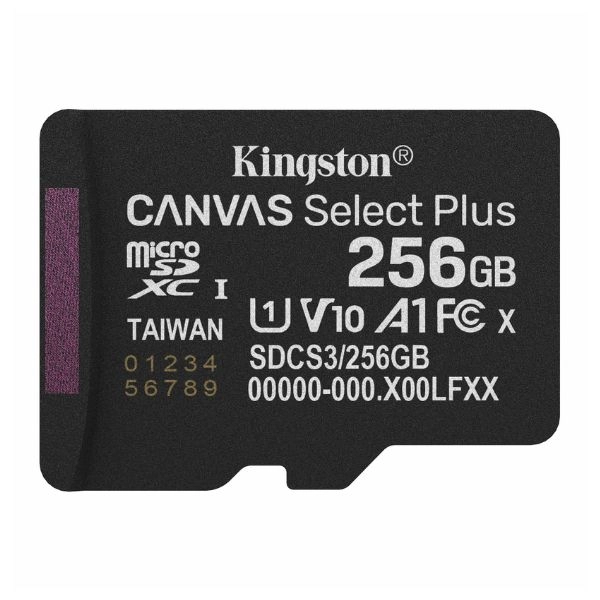 Thẻ nhớ micSDXC Kingston 256GB Canvas Select Plus SDCS3/256GBSP