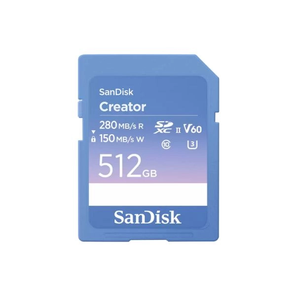 Thẻ nhớ SanDisk Creator SD UHS-II 512GB ...