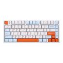 Bàn phím cơ Aula M75 Xanh, Trắng, Cam Purple Fire V2 Switch