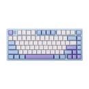 Bàn phím cơ Aula M75 Xanh, Trắng, Tím Purple Fire V2 Switch