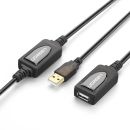 Cáp USB 2.0 nối dài Ugreen 25m 10325 có Chip khuếch đại