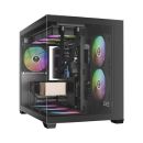 Case Gamdias AURA GC10M ARGB Black