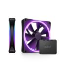 Fan Case NZXT F140RGB Duo Twin Pack Black RF-D14DF-B1 (Kèm Bộ điều khiển RGB)
