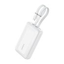 Sạc dự phòng Anker Zolo 30W 10000mah Dual Cable Type C - Lightning White (A1680H21)
