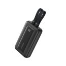 Sạc dự phòng Anker Zolo 30W 20000mah Dual Cable Type C - Lightning Black (A1681H11)