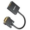 Cáp chuyển đổi từ VGA sang HDMI + Audio 25cm Unitek V112ABK