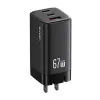 Combo Củ sạc nhanh 2 cổng (A+C) 30W + Cáp sạc USB-C 30W dài 1m Vention TZ-FEQB0-US-01  -  Black
