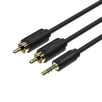 Cáp Loa 3.5mm sang 2 đầu RCA dài 1.5m UNITEK C9021BK