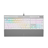 Bàn phím cơ có dây Corsair K70 PRO-WHT-OPX Silver-RGB