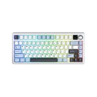 Bàn phím cơ gaming AULA F75 MAX (Xanh - trắng - tím đậm/ Reaper switch)