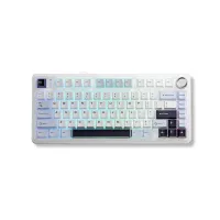 Bàn phím cơ gaming AULA F75 (Xanh - trắng - tím đậm/ Reaper switch)