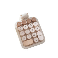 Bàn phím số không dây 2.4Ghz MOFII 520 màu MILKTEA