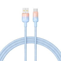 Cáp sạc nhanh USB to Type-C Baseus Discolor 100W dài 1m P10374903311-00 Galaxy Blue