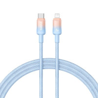 Cáp sạc nhanh Type-C to Lightning Baseus Discolor 20W dài 2m P10374901311-00 Galaxy Blue