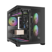 Case Gamdias AURA GC10M ARGB Black