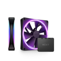 Fan Case NZXT F140RGB Duo Twin Pack Black RF-D14DF-B1 (Kèm Bộ điều khiển RGB)
