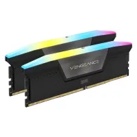 Ram Desktop Corsair Vengeance RGB Led Black 128GB DDR5 Bus 6400Mhz CMH128GX5M2B6400C42