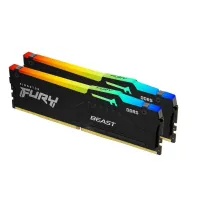Ram Desktop Kingston Fury Beast RGB 16GB DDR5 5600MT/s KF556C40BBAK2-16