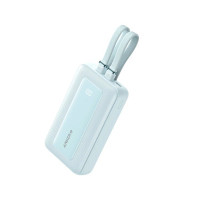 Sạc dự phòng Anker Zolo 30W 10000mah Dual Cable Type C - Lightning Blue (A1680H31)