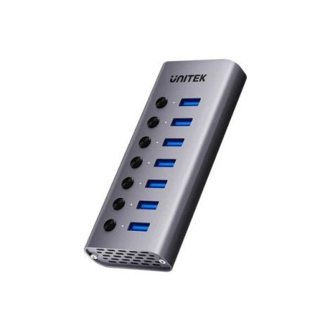Hub chia USB 3.0 7 cổng kèm công tắc UNITEK H1314A01-EU