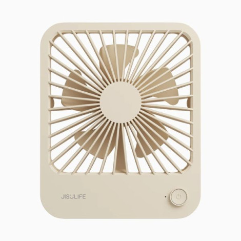 Quạt để bàn tích điện Jisulife FA26A 2000mAh Brown (J2101)