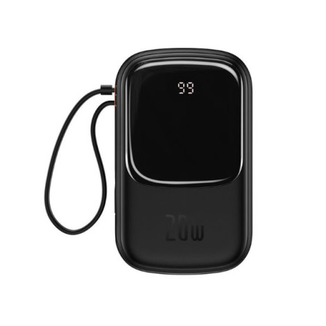 Sạc dự phòng Baseus Qpow Pro Digital Display 20000mAh 20W iP Edition Black Overseas (PPQD040001)