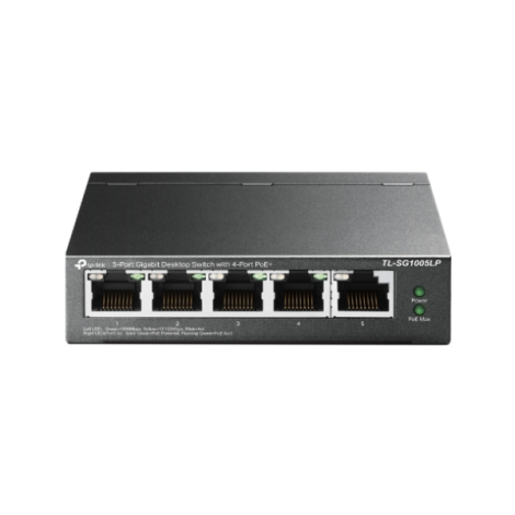 Switch PoE+ TP-Link TL-SG1005LP (5 port/ 10/100/1000 Mbps)