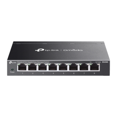 Switch TP-Link Omada ES208G (8 port/ 10/100/1000 Mbps)