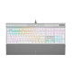 Bàn phím cơ có dây Corsair K70 PRO-WHT-OPX Silver-RGB
