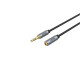 Cáp Âm Thanh 3.5mm AUX nối dài 1m UNITEK Y-C932ABK