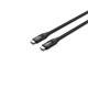 Cáp sạc nhanh Type-C PD 100W 8K@60Hz dài 0.8m UNITEK C14100BK