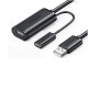 Cáp USB 2.0 nối dài Ugreen 30m 10326 có Chip khuếch đại,trợ nguồn USB-C