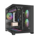 Case Gamdias AURA GC10M ARGB Black