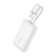 Sạc dự phòng Anker Zolo 30W 20000mah Dual Cable Type C - Lightning White (A1681H21)